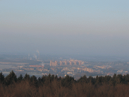 The University Hospital Aachen, viewed from the viewing tower at the border triangle at Vaals