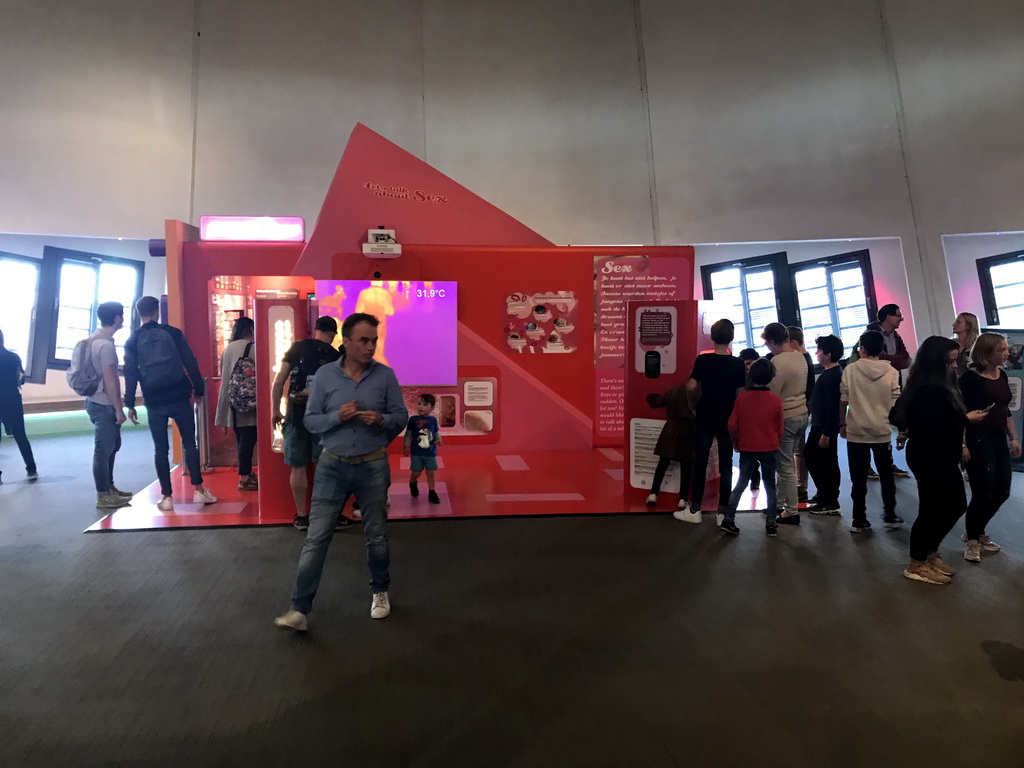 Interior of the Teen Facts Exhibition at the Humania exhibition at the Fourth Floor of the NEMO Science Museum