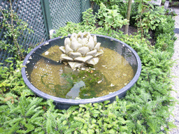 Fountain in the garden of the Tassenmuseum Hendrikje