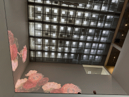 Roof and projection at the upper floors of the Van Gogh Museum, viewed from the first floor