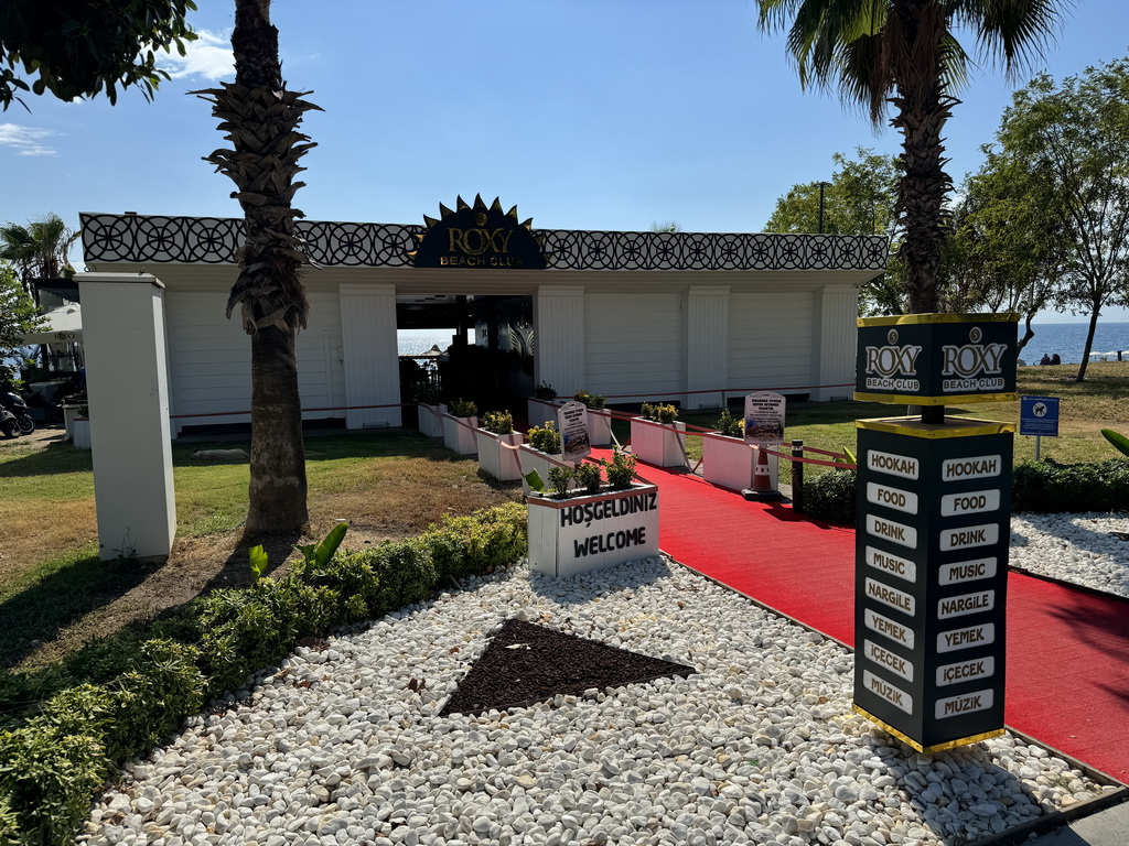 Front of the Roxy Beach Club at the Beach Park