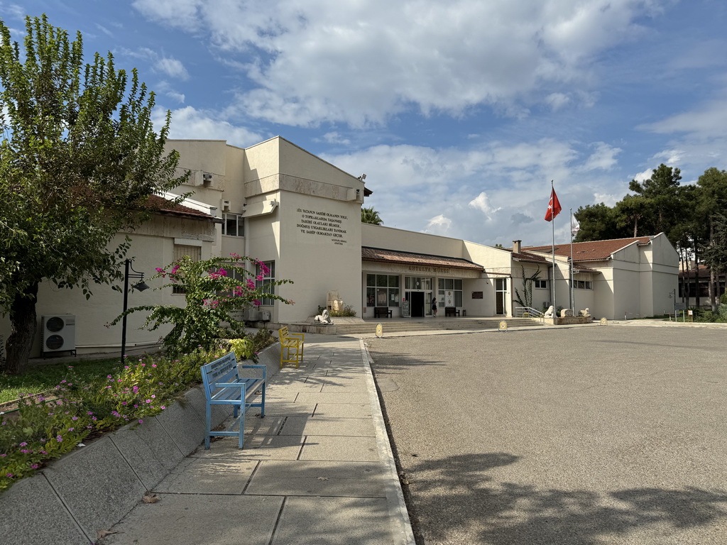 Front of the Antalya Archeology Museum at the Konyaalti Caddesi street