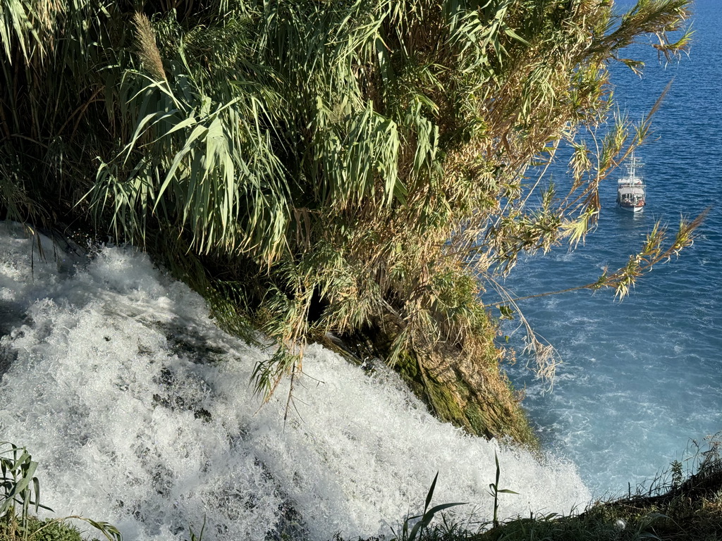 Upper part of the Lower Düden Waterfalls, viewed from just above at the Düden Park