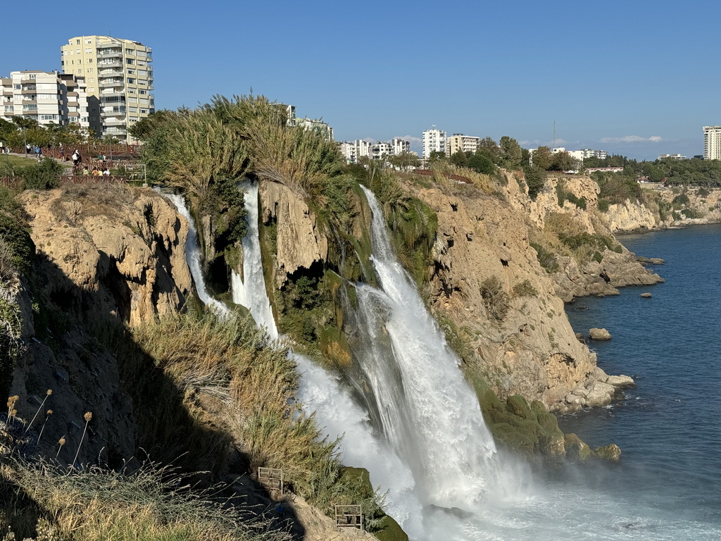 The Lower Düden Waterfalls, viewed from the Düden Park