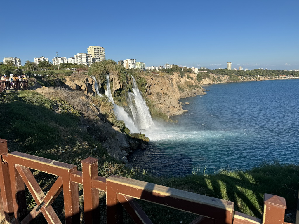 The Lower Düden Waterfalls, viewed from the Düden Park