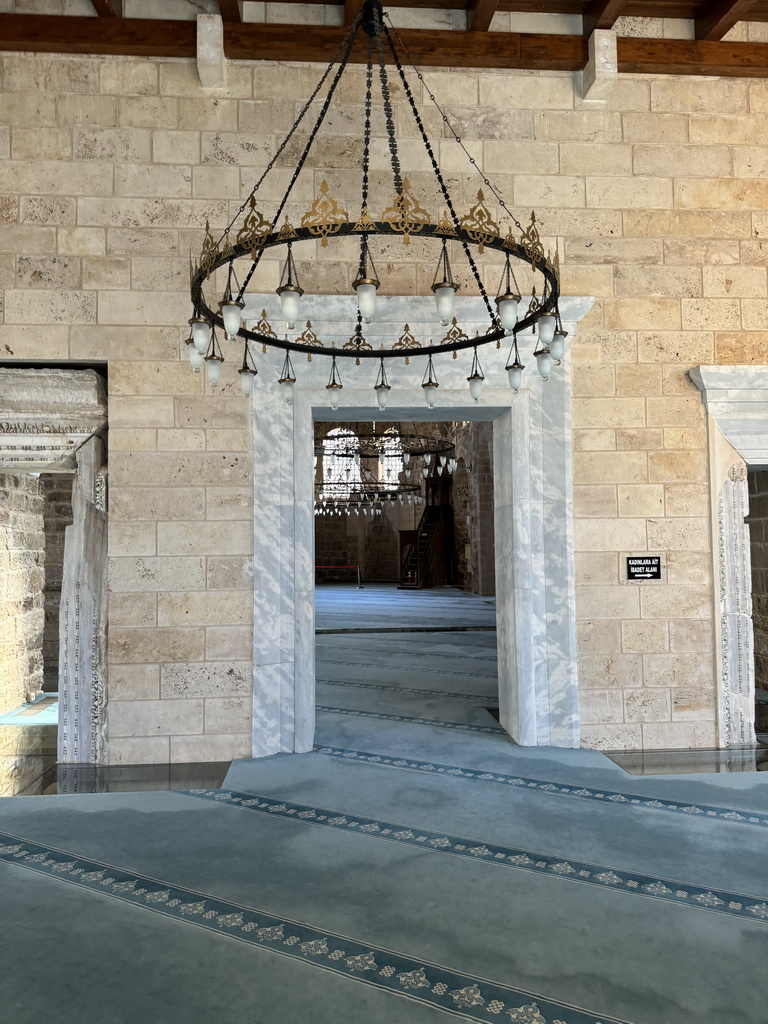 Entrance room of the Sehzade Korkut Mosque