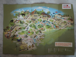 Map of the Antwerp Zoo