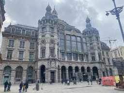 North side of the Antwerp Central Railway Station at the Koningin Astridplein square