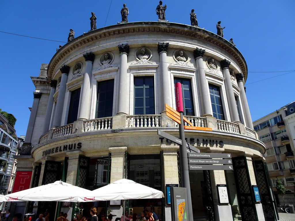 Front of the Bourla Schouwburg theatre at the Komedieplaats square