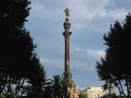 The Columbus Monument at the Plaça del Portal de la Pau square