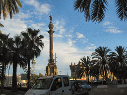 The Columbus Monument at the Plaça del Portal de la Pau square