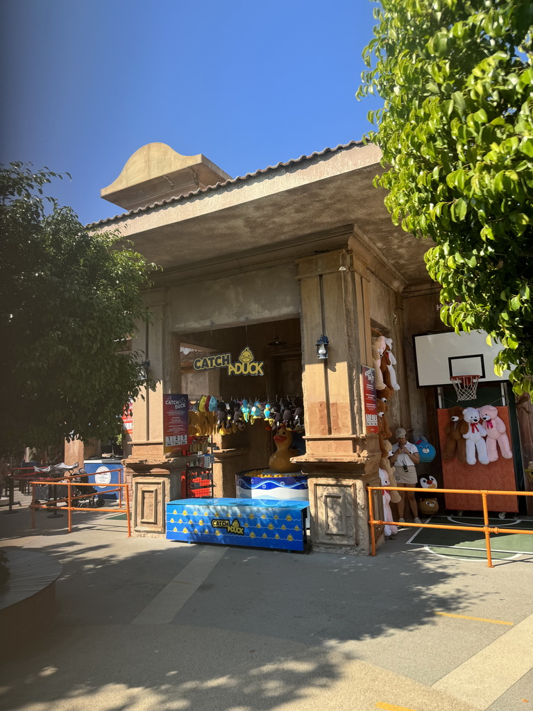 Front of the Catch a Duck attraction at the Adventure Land area of the Land of Legends theme park