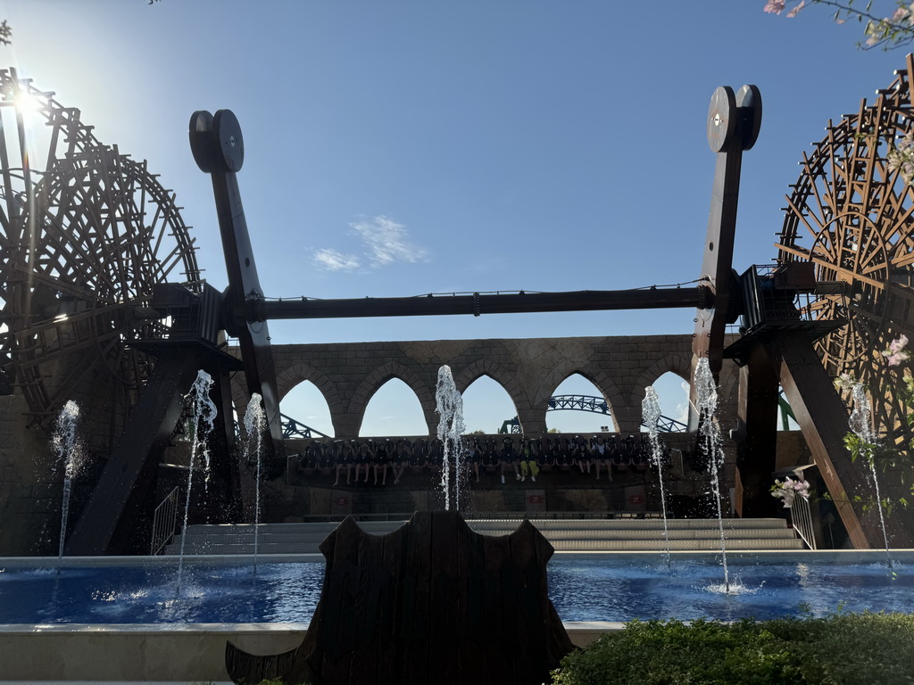 The Galeon attraction at the Adventure Land area of the Land of Legends theme park