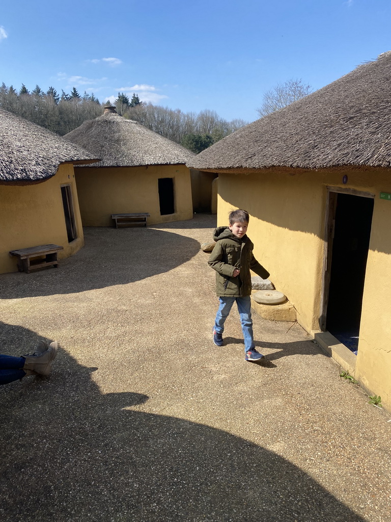 Max at the Ghana village at the Museumpark of the Africa Museum