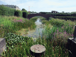 Bridge over a brook in the gardens of the Augustusburg Palace