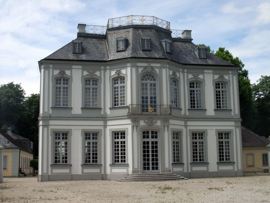 Back side of the Falkenlust Hunting Lodge