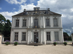 Front of the Falkenlust Hunting Lodge