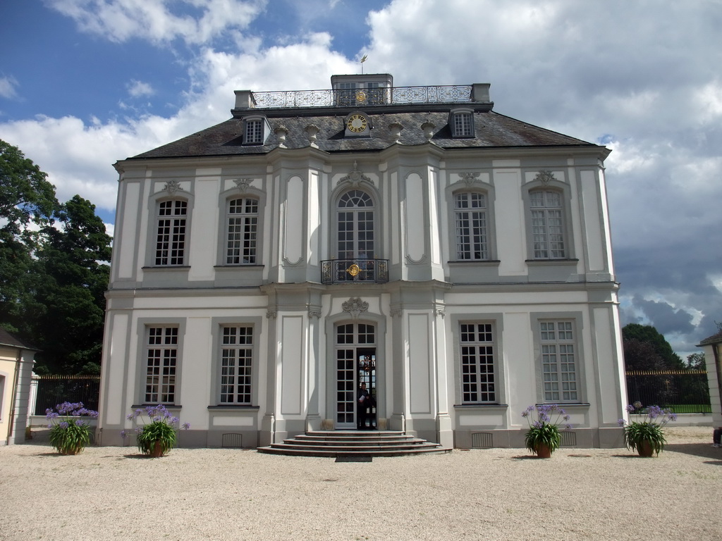 Front of the Falkenlust Hunting Lodge