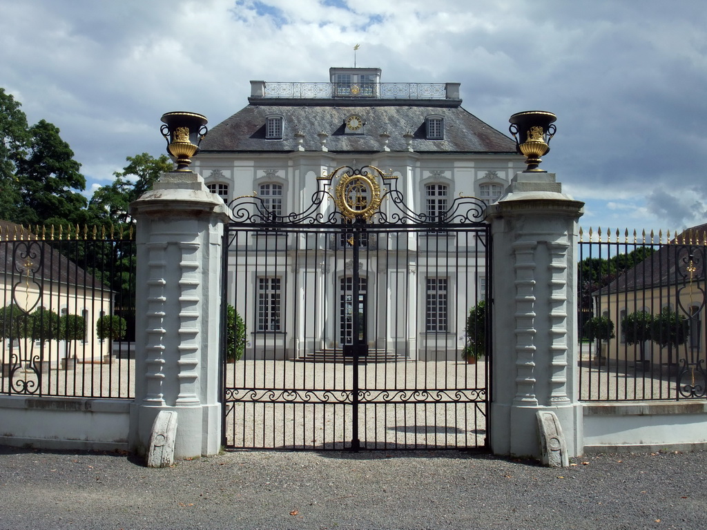 Front gate of the Falkenlust Hunting Lodge