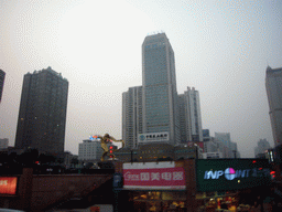 Central square with statue