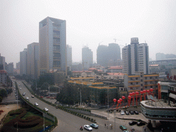 View on the city center from Tianxin Pavilion