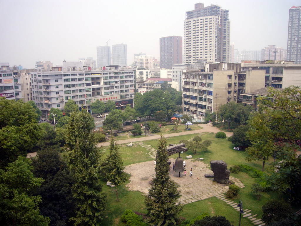 View on the city center from Tianxin Pavilion