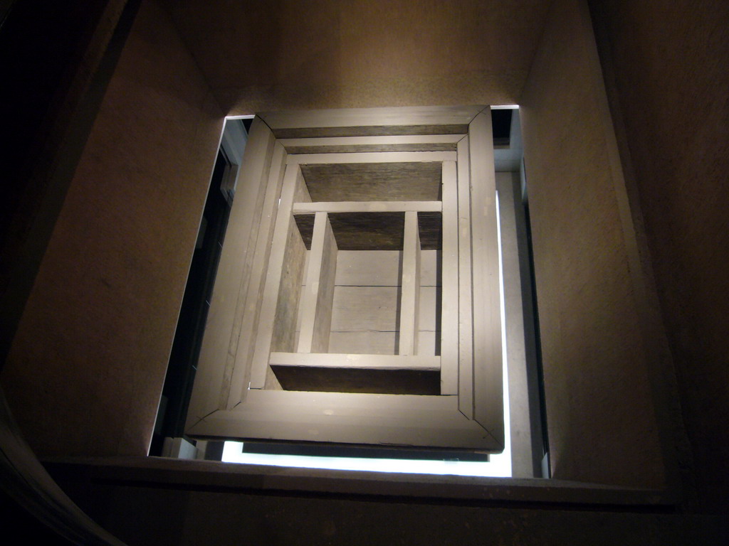 Outer tomb of Lady Dai in the Hunan Provincial Museum, from above