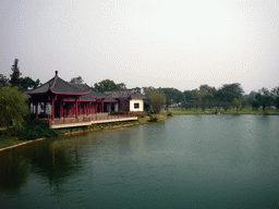 Lake and pavilion at Juzi Island