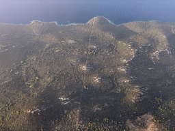 Northeast side of the island of Sipan, viewed from the airplane from Rotterdam