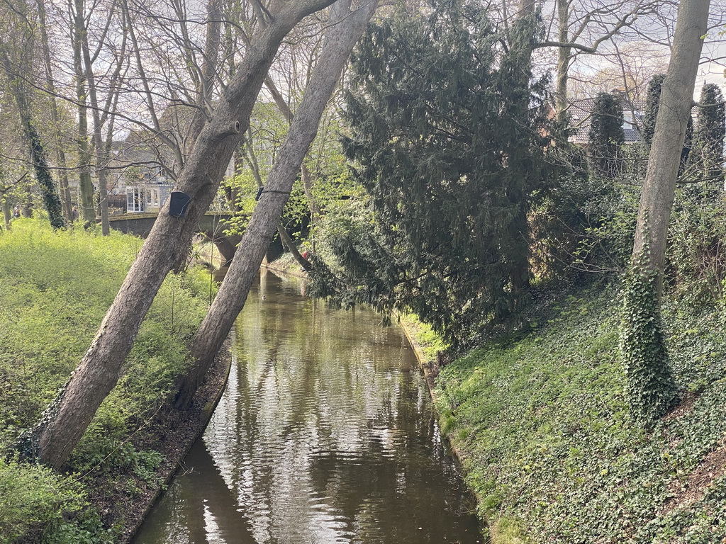 The Binnendieze river at the Casinotuin garden