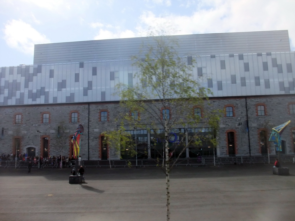 The O2 Arena, viewed from the Airline Express bus from the airport