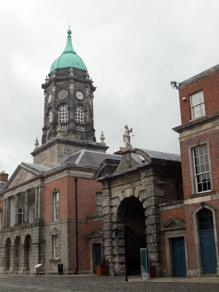 The Bedford Tower and the Entrance from Cork Hill, at the Upper Yard of Dublin Castle