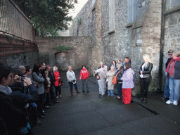 Gravedigger Ghost Tour actor at the Dublin City Wall