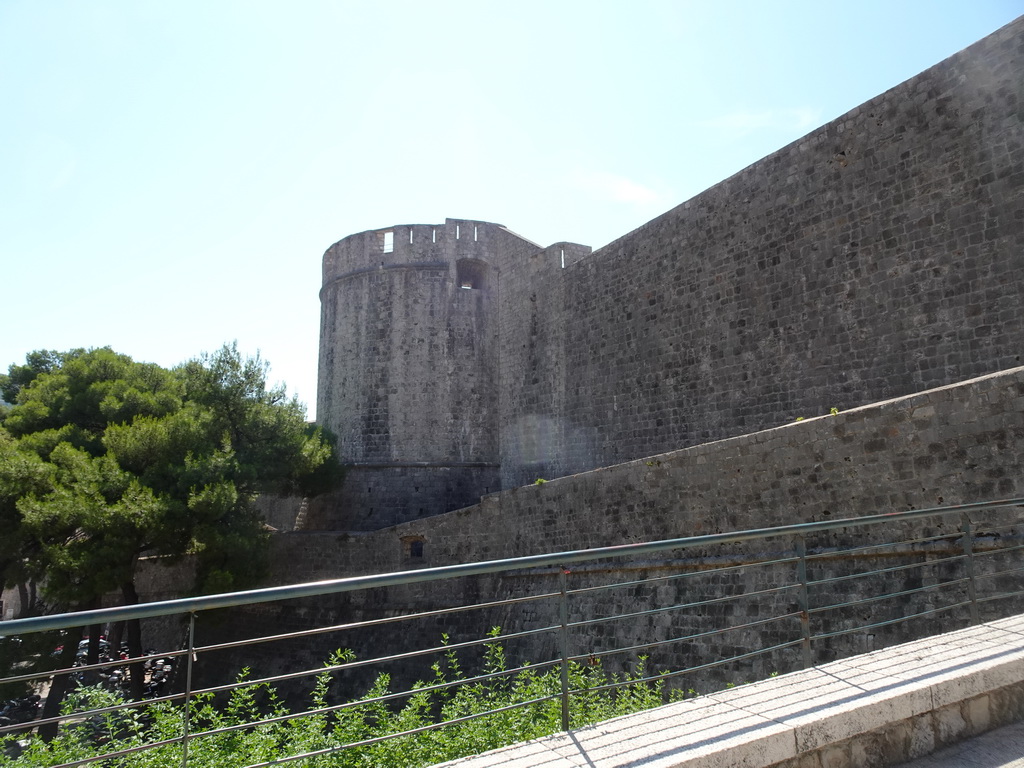 The northeastern city walls, viewed from the Bua Gate