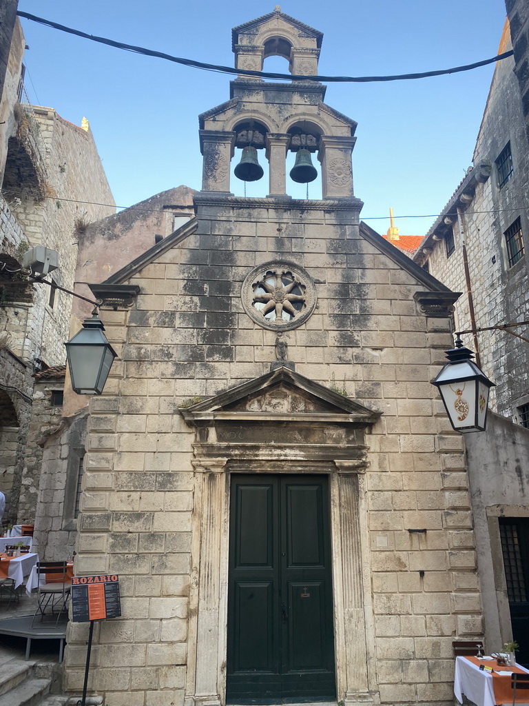 Front of the St. Nicholas Church at the Prijecko Ulica street