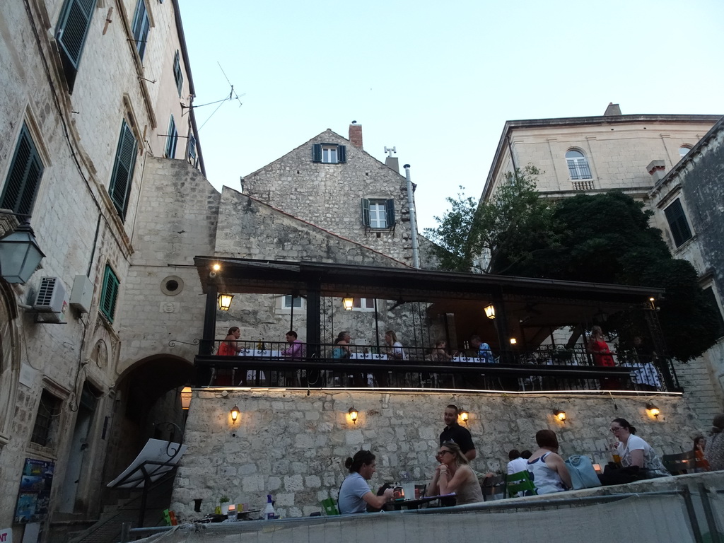 Buildings at the south side of the Poljana Marina Drica square