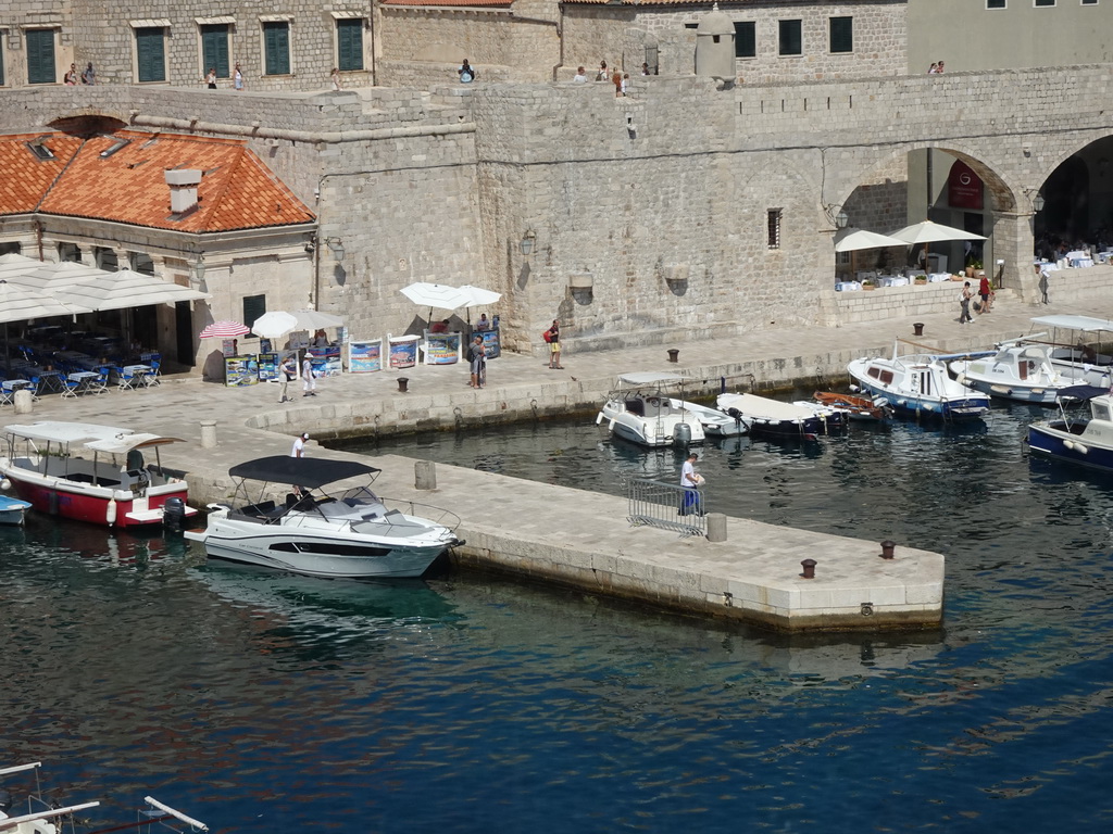 Boats at the Old Port, viewed from the upper floor of the Maritime Museum