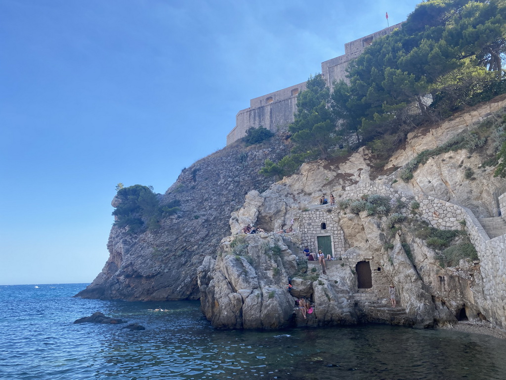 Fort Lovrijenac, viewed from the pier at the Dubrovnik West Harbour