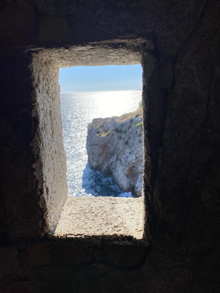 Window at the first floor of Fort Lovrijenac