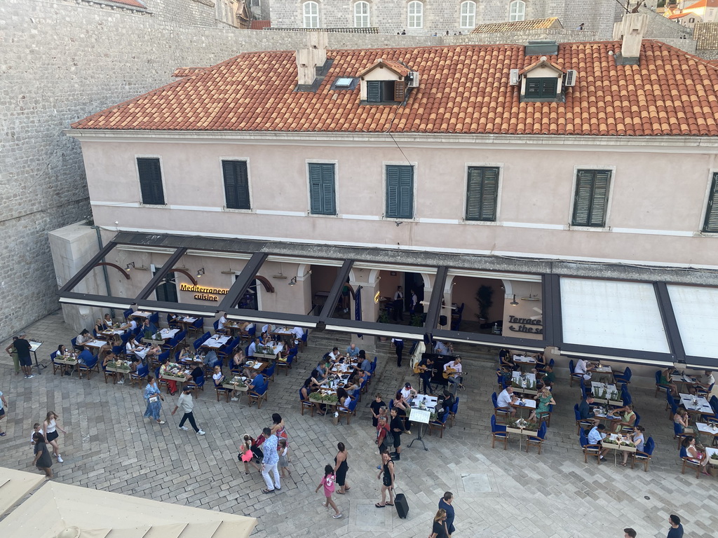 Front of the Poklisar Restaurant at the Od Ribarnice street