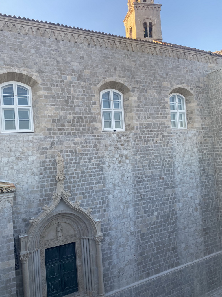 Gate at the south side and tower of the Dominican Monastery, viewed from the top of the northeastern city walls