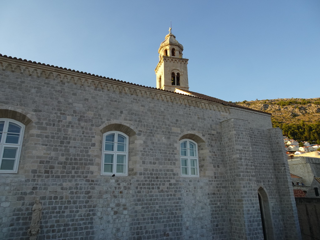 South side and tower of the Dominican Monastery, viewed from the top of the northeastern city walls