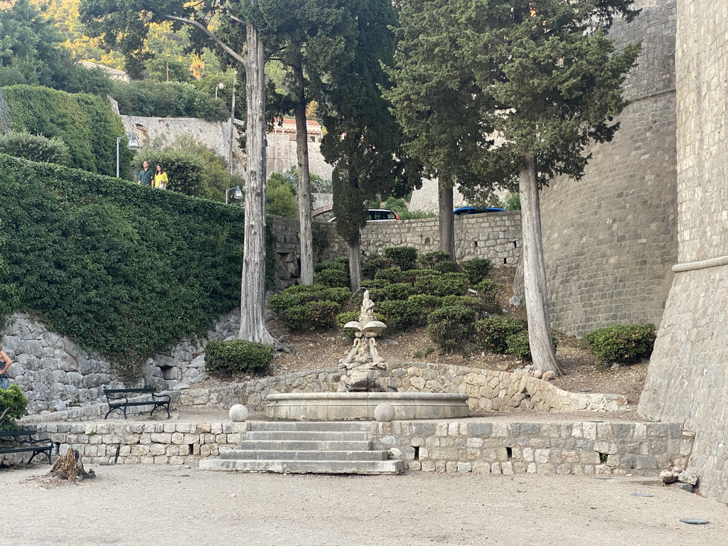 Nikola Mihanovic Fountain at the park just north of the Bokar Beach