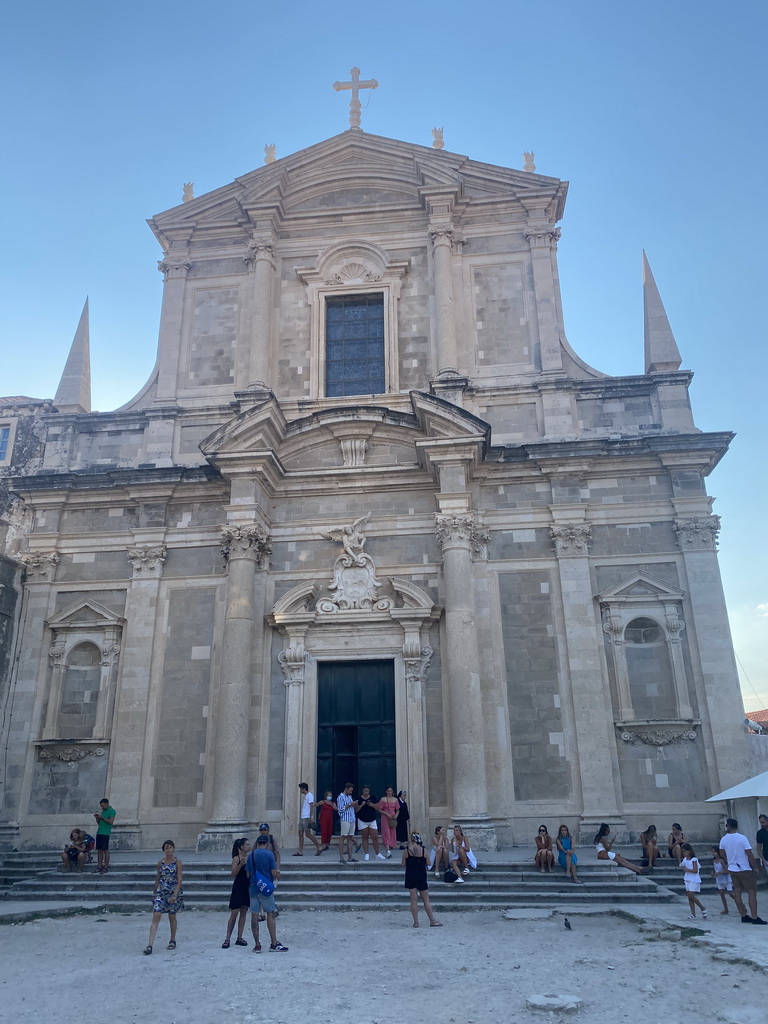 Boscovich Square with the front of the Church of St. Ignatius