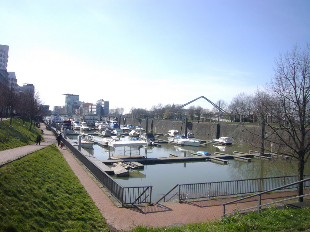 The harbour of Düsseldorf