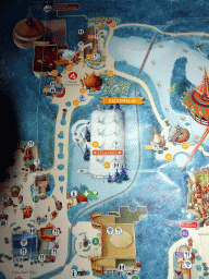 The IJspaleis attraction and surroundings, on the map of the Winter Efteling