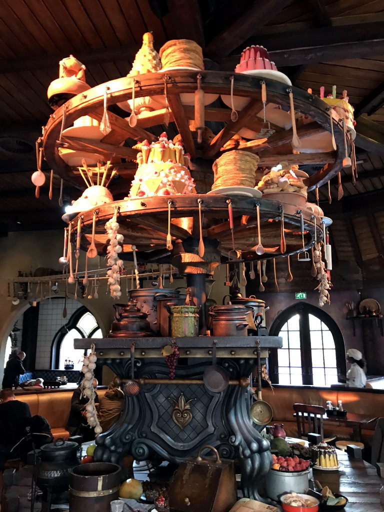 Rotating kitchen at the Polles Keuken restaurant at the Fantasierijk kingdom