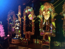 Mirrors in the Royal Hall in the Symbolica attraction at the Fantasierijk kingdom, during the Winter Efteling