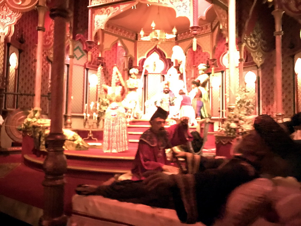 The Throne Room scene at the Fata Morgana attraction at the Anderrijk kingdom