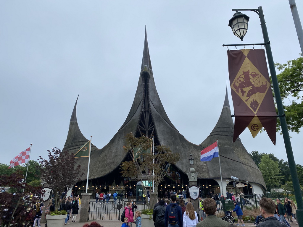 Front of the House of the Five Senses, the entrance to the Efteling theme park